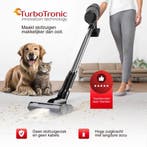 2dekans | TurboTronic CF7 Draadloze Steelstofzuiger met, Witgoed en Apparatuur, Ophalen of Verzenden, Zo goed als nieuw