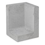 Betonnen L-hoekelement 50x50x80 grijs, Ophalen of Verzenden, Nieuw, Beton