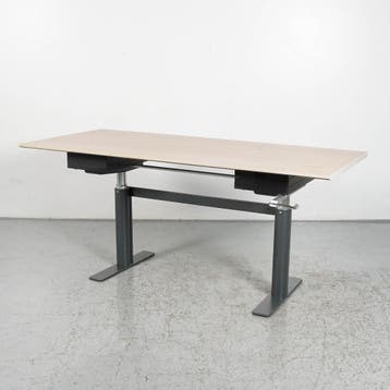 Zit-sta bureau - Eiken blad - 180 x 80 cm, Huis en Inrichting, Bureaus, Ophalen of Verzenden, Nieuw
