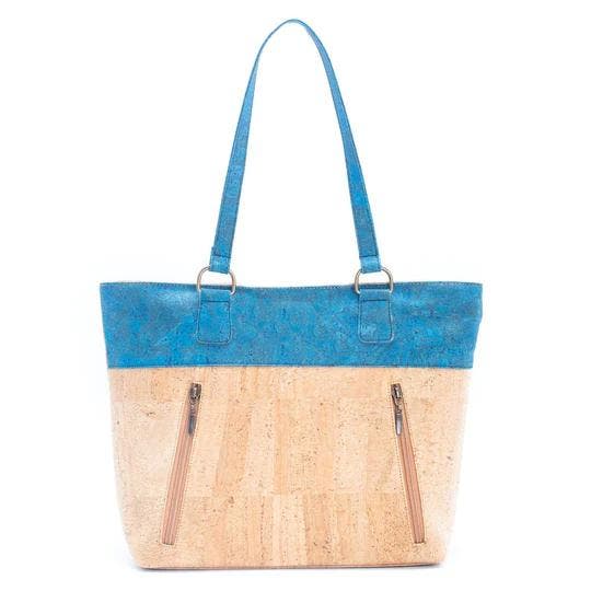 Kurk handtas - Blauw, Motoren, Accessoires | Koffers en Tassen, Ophalen of Verzenden