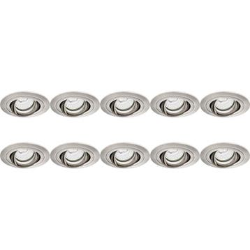 10x Spot Armatuur - GU10 Inbouwspot - Pragmi Alpin Pro Rond, Ophalen of Verzenden, Nieuw, Overige fittingen, Plafondspot of Wandspot