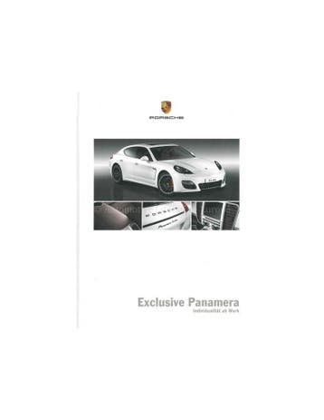 2012 PORSCHE PANAMERA EXCLUSIVE HARDCOVER BROCHURE DUITS, Nieuw, Porsche, Author