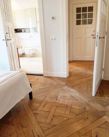 Versailles eiken vloer (Versailles houten vloer), Nieuw, Eiken