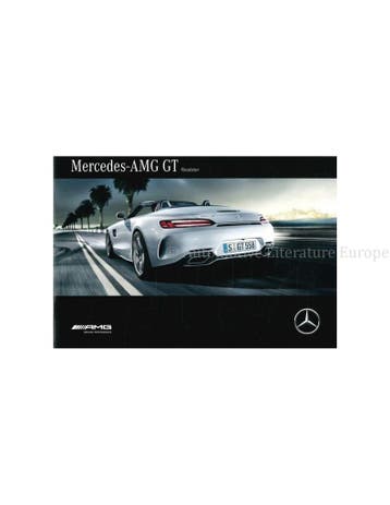 2017 MERCEDES AMG GT ROADSTER BROCHURE ENGELS, Nieuw, Author