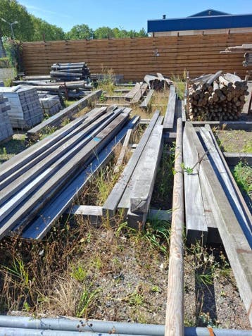 Partij planken, balken en palen, Doe-het-zelf en Verbouw, Hout en Planken, Nieuw