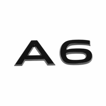 Audi A6 e-tron (85E) embleem - zwart, Ophalen of Verzenden, Nieuw, Audi