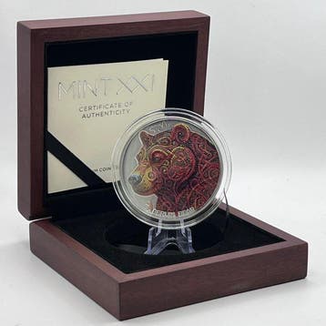 Kameroen. 2,000 Francs 2026 – Berlin Bear – 2 oz Silver coin