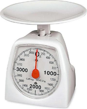 retro keukenweegschalen EDM 07621 Wit 4 Kg (8425998076219), Verzenden, Nieuw