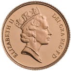 Verenigd Koninkrijk. British Gold Half Sovereign Queen, Postzegels en Munten