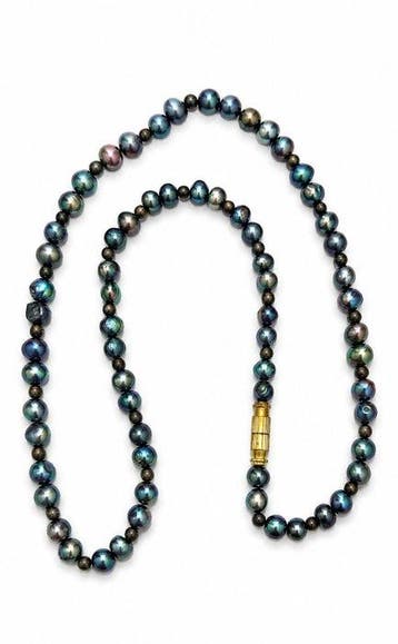 Zonder minimumprijs - Kralensnoer Natuurlijke Tahitiaanse, Sieraden, Tassen en Uiterlijk, Antieke sieraden