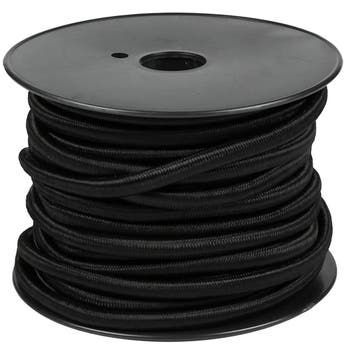 Zwarte Elastiek Op Rol - 6mm - 25 Meter - Benson, Ophalen of Verzenden, Nieuw, Overige typen