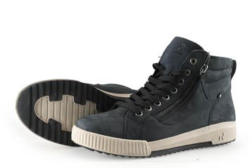 Rieker Veterboots in maat 39 Blauw, Overige typen, Zo goed als nieuw, Rieker, Verzenden