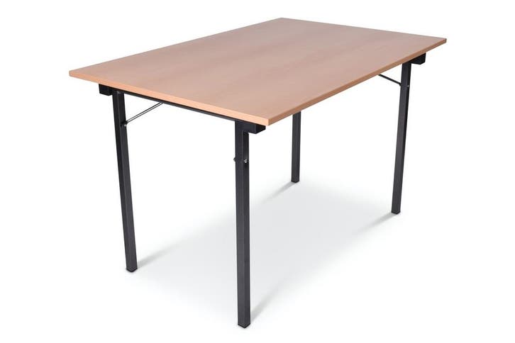 Inklapbare tafel recht | 120x80 | U-frame, Huis en Inrichting, Tafels | Bijzettafels, Nieuw, Kunststof, Ophalen of Verzenden