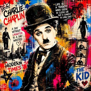 PLM-Art - Charlie Chaplin Pop
