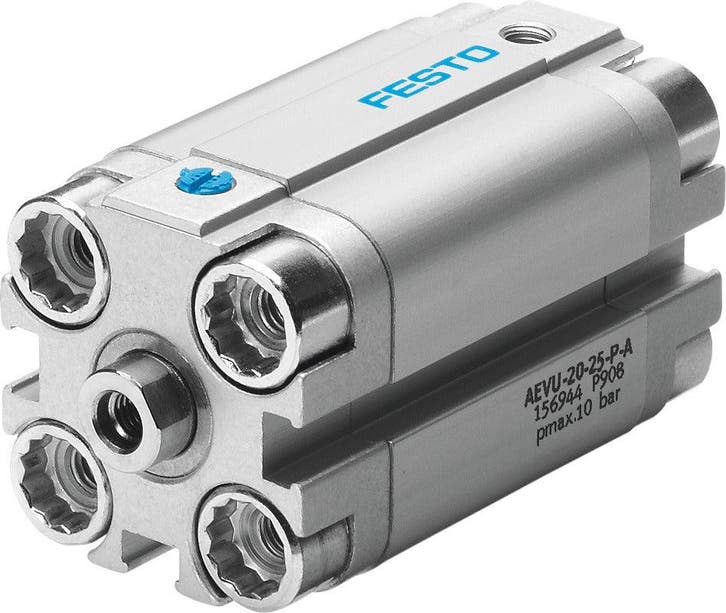 Festo Compacte Cilinder 25mm Boring 25mm Slag Enkelwerkend -, Doe-het-zelf en Verbouw, Gereedschap | Machine-onderdelen en Toebehoren