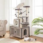 Alles-in-één Katten Klimboom Verborgen Kattenbak, Krabmeubel, Verzenden, Nieuw, Krabpaal