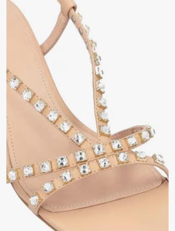 Pinko dames Sandalen Met NappaleerSandaal, Verzenden, Nieuw