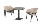 Hartman Tubb verstelbare bistro set (3-delig) - Soft, Verzenden, Nieuw, Kunststof, Loungeset
