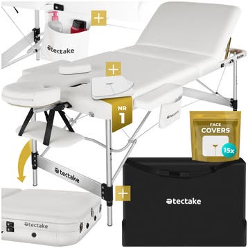 Massagetafel met 3 zones Ko Tao, draagtas, aluminiumframe, Sport en Fitness, Massageproducten, Verzenden, Nieuw