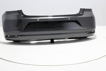 Achterbumper +PDC Volkswagen Polo 6C PEPPERGREY (LD7R), Volkswagen, Nieuw, Ophalen of Verzenden, Achter