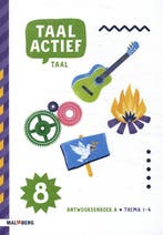 Taal actief 5 taal groep 8 thema 1-4 antwoordenboek A, Boeken, Verzenden, Gelezen