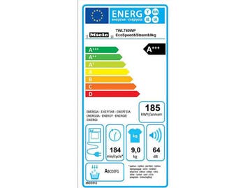 Miele TWL 780 WP - Warmtepompdroger - 9 kg - Energieklasse C, Witgoed en Apparatuur, Verzenden, Zo goed als nieuw