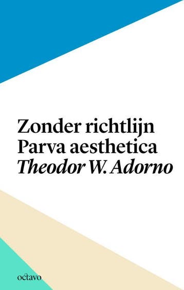Octavo publicaties 7: Zonder richtlijn / Octavo publicaties, Boeken, Verzenden, Gelezen, Theodor W. Adorno