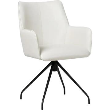 Set van 10 Leren draaibare eetkamerstoelen Wave - Toledo, Huis en Inrichting, Stoelen, Ophalen of Verzenden, Nieuw, Leer, Vijf, Zes of meer stoelen