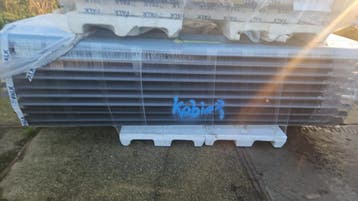 Sandwichpanelen, dakplaten, 43/83mm golf, 20x3m b-keus, Verzenden, Zo goed als nieuw, Overige materialen, 50 tot 100 mm