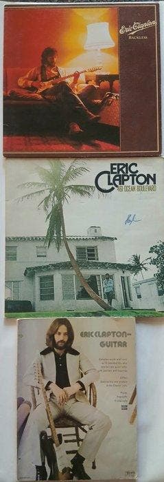 Eric Clapton - 3x Albums 1st Pressings - Diverse titels -, Nieuw in verpakking