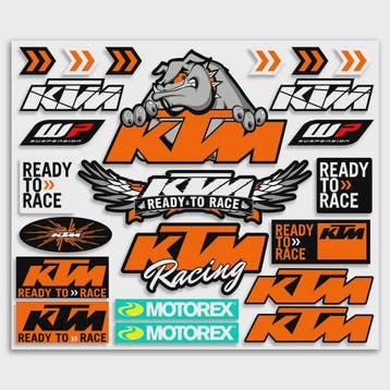 KTM Motor Stickers Set - Decoratieve Vinyl Decals voor Duke, Motoren, Motoren | KTM