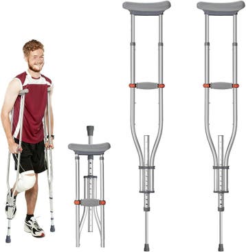 Medische Krukken Set XL | Laatste Stuk!, Ophalen of Verzenden, In hoogte verstelbaar, Nieuw