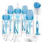 Dr Browns Options+ Anti-colic Blauw Smalle Hals Gift Set, Kinderen en Baby's, Verzenden, Nieuw