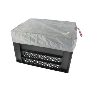 Hooodie Fietskrat Hoes Kratcover Medium Zilver, Verzenden, Nieuw