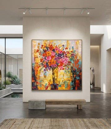 Nguyn V.L (1993) - Grand Bouquet 80 80 cm