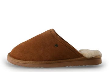 Warmbat Australia Pantoffels in maat 45 Cognac, Overige kleuren, Verzenden, Zo goed als nieuw, Pantoffels of Sloffen