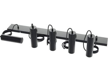 Calex Hanglamp - GU10 - 5-Lichts - Pendel - Mat Zwart -, Huis en Inrichting, Lampen | Hanglampen, Verzenden, Nieuw