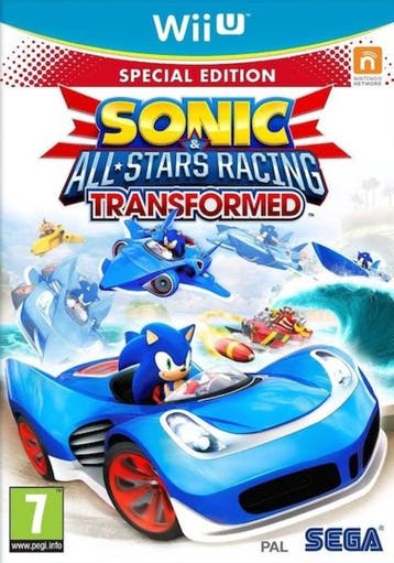 Sonic All Stars Racing Transformed (Wii U Games), Ophalen of Verzenden, Zo goed als nieuw