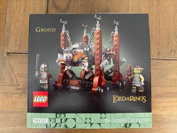 Lego Set - 40893 - The Lord of the Rings, Icons - Grond, Nieuw