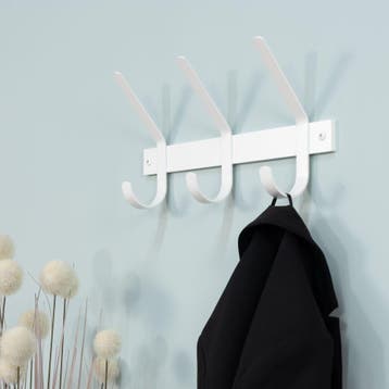 Spinder Design Dexter 3 wandkapstok - wit, Huis en Inrichting, Verzenden, Nieuw
