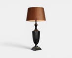 Tafellamp - Vaaslamp - Metaal gepatineerd - + roestbruine