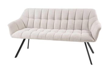 Eetkamerbank PAPILLON 165cm champagne beige met rugleuning, Ophalen of Verzenden, Nieuw