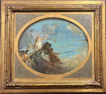 Antonio Rizzi (1869-1940) - Importante Allegoria Mitologica, Antiek en Kunst