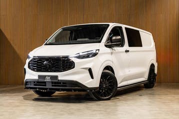 Ford Transit Custom 2.0 TDCI L2H1 DC | DUBBEL CABINE | BPM V, Stof, Gebruikt, Wit, Dealer onderhouden
