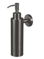 Zeepdispenser Qisani Flow – Geborsteld Gun Metal –, Ophalen of Verzenden, Nieuw, Rvs, Bad