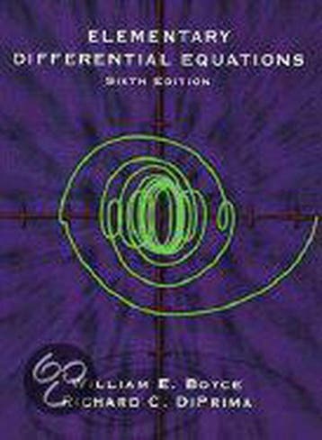 Elementary Differential Equations 9780471089537, Zo goed als nieuw