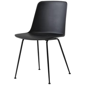 &tradition Rely Hw70 Stoel Buiten Zwart - Eetkamerstoel -, Huis en Inrichting, Stoelen, Ophalen of Verzenden, Zo goed als nieuw