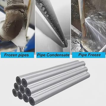 Zelfklevende Schuim Pijpisolatie met Aluminiumfolie - 16-60m, Doe-het-zelf en Verbouw, Isolatie en Afdichting, Verzenden, Nieuw