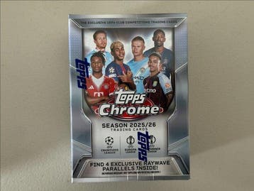 2025/26 Topps Chrome Originele verpakking, Parallel card,, Nieuw