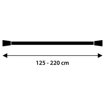 Differnz Douchestang Round 125x220 Wit, Verzenden, Nieuw